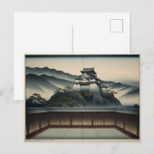 Avond Sakura: Kiyamachi Briefkaart (Voorkant / Achterkant)