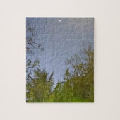 Avond Sky Crescent Moon Foto Legpuzzel (Verticaal)