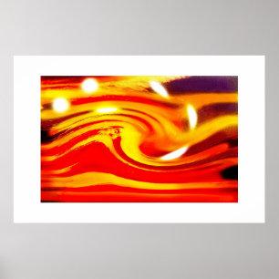 Avond-spiralen Poster