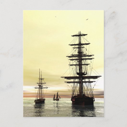 "Avond te Anchor" Briefkaart (Voorkant)