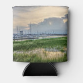 Avond te Charleston Harbour Blikjeskoeler (Voorkant)