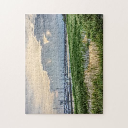 Avond te Charleston Harbour Legpuzzel (Verticaal)