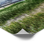 Avond te Charleston Harbour Poster (Hoek)