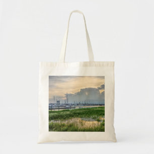 Avond te Charleston Harbour Tote Bag