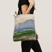 Avond te Charleston Harbour Tote Bag (Dichtbij)