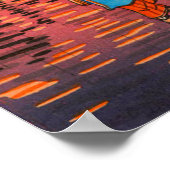 Avond te Ushigome Tsuchiya Koitsu 1939 Poster (Hoek)