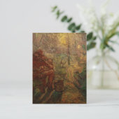 Avond - The Watch by Vincent van Gogh Briefkaart (Staand voorkant)