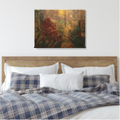 Avond - The Watch by Vincent van Gogh Canvas Afdruk (Insitu (Slaapkamer))