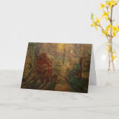 Avond - The Watch by Vincent van Gogh Kaart (Gele Bloem)