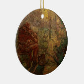 Avond - The Watch by Vincent van Gogh Keramisch Ornament (Rechts)