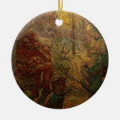 Avond - The Watch by Vincent van Gogh Keramisch Ornament (Voorkant)