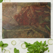 Avond - The Watch by Vincent van Gogh Theedoek (Gevouwen)