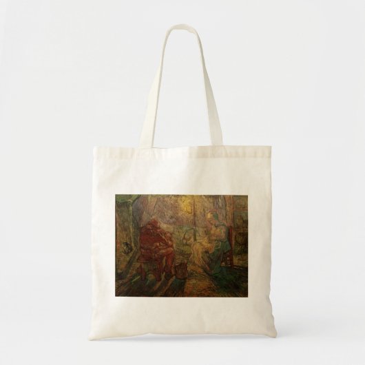 Avond - The Watch by Vincent van Gogh Tote Bag (Voorkant)