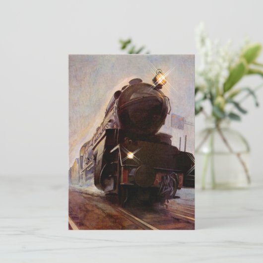 Avond Treinpartij: Mijlsteen op zaterdag Kaart (Staand voorkant)