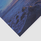 Avond Tropisch strand Zee Sunset Tissuepapier (Detail)