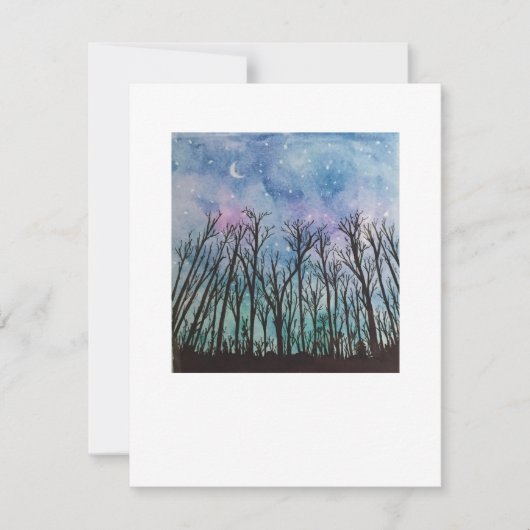 Avond Twilight Notitiekaartje (Voorkant)