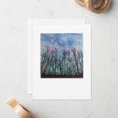 Avond Twilight Notitiekaartje (Voorkant / Achterkant in situ)