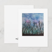 Avond Twilight Notitiekaartje (Voorkant / Achterkant)