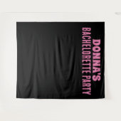 AVOND VOOR DE BRUID BACKDROP AANGEPASTE WANDTAPijt Wandkleed (Voorkant (horizontaal))