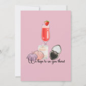 Avond voor de Bruid: Handverzorging & Mimosas Kaart (Achterkant)