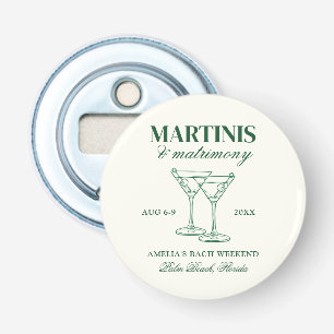 Avond voor de Bruiloft van de Bachelorette Button Flesopener