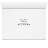  avond voor kerstkerstkerstkerstkerstfeestkaart (Binenzijde Horizontaal (Onderkant))