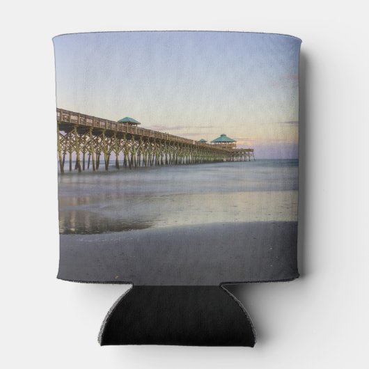 Avond vrede op folly Beach Blikjeskoeler (Achterkant)