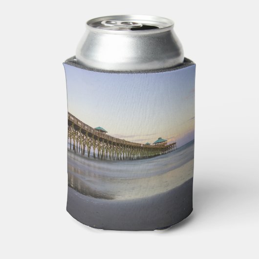 Avond vrede op folly Beach Blikjeskoeler (Blikje Achterkant)