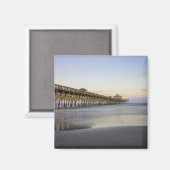 Avond vrede op folly Beach Magneet (Voorkant / Achterkant)