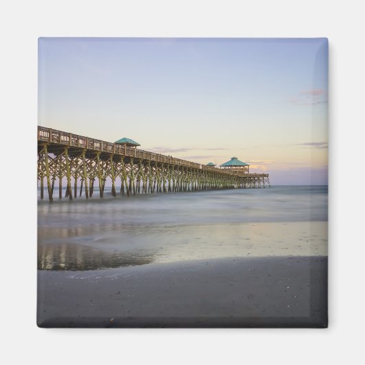 Avond vrede op folly Beach Magneet (Voorkant)