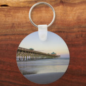 Avond vrede op folly Beach Sleutelhanger (Voorkant)
