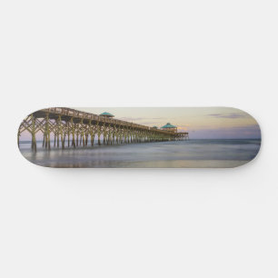 Avond vrede op het strand van Folly Persoonlijk Skateboard
