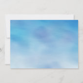 Avond Waterverf Palm Leaves Wedding Kaart (Achterkant)