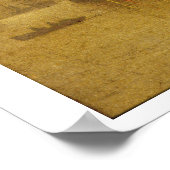 Avond, Whitby Harbour, 1893 (olie aan boord) Poster (Hoek)