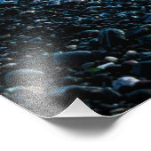 Avond zee foto afdruk (Hoek)