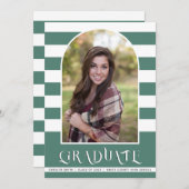 Avond zee Klasse van 2023 boogfoto-afstuderen Aankondiging (Voorkant / Achterkant)