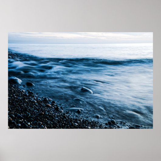 Avond zee poster (Voorkant)