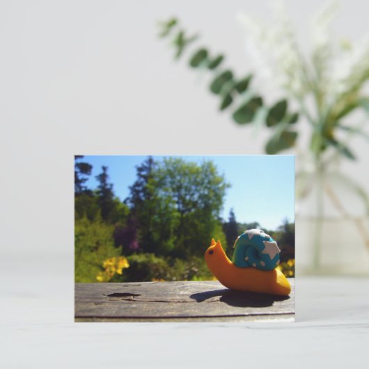 Avond zon briefkaart (Staand voorkant)