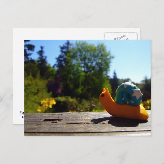 Avond zon briefkaart (Voorkant / Achterkant)