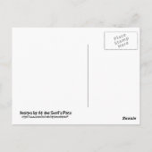 Avond zon briefkaart (Achterkant)