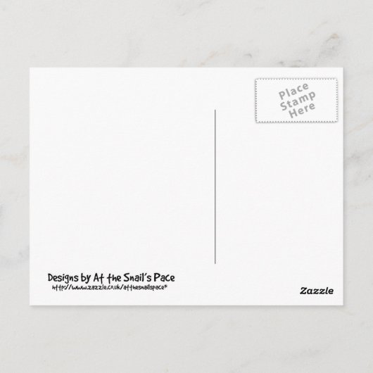 Avond zon briefkaart (Achterkant)