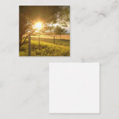 Avond Zonneblanco kaart Notitiekaartje (Voorkant / Achterkant)