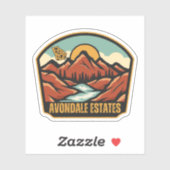Avondale Estates, Georgia Sticker (Vel)