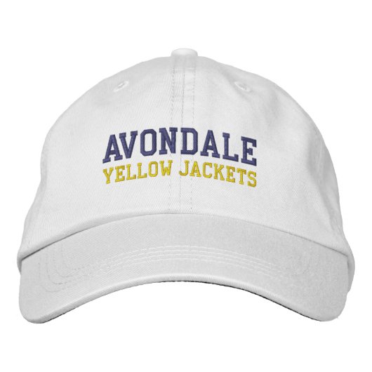 Avondale High School Geborduurde Honkbal Hoed Pet (Voorkant)