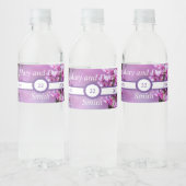 Avondale Redbud Art Bruiloft Water Fles Label Waterfles Etiket (Flessen)