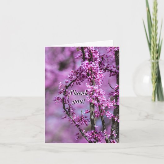 Avondale Redbud Art Hartelijk dank Bedankkaart (Voorkant)