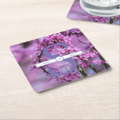 Avondale Redbud Art Trouwpapier Onderzetters (Schuin)