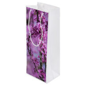 Avondale Redbud Art Wijn Cadeautas (Achterkant Gekanteld)