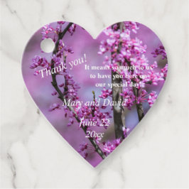 Avondale Redbud ArtWedding Bedankjes Labels