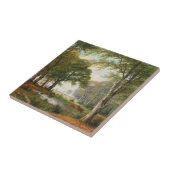 avondboslandschap tegeltje (Zijkant)